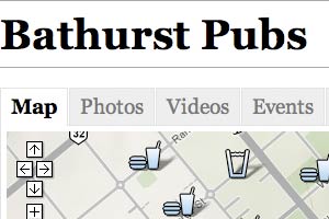 Bathurst Pubs screenshot